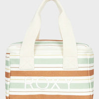ROXY STRIPY BEACH LUNCH BOX - LAUREN GREEN CARVER STRIPE