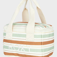 ROXY STRIPY BEACH LUNCH BOX - LAUREN GREEN CARVER STRIPE