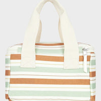 ROXY STRIPY BEACH LUNCH BOX - LAUREN GREEN CARVER STRIPE
