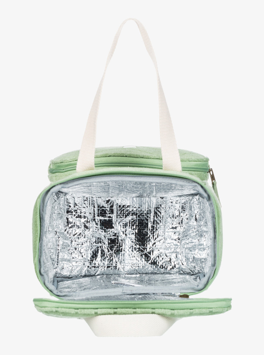 ROXY SUNNY PALM LUNCH BAG - QUIET GREEN