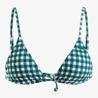 ROXY THE PLAID TIKI TRI BIKINI TOP