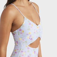 ROXY WILDFLOWER ONE PIECE - MISTY BLUE