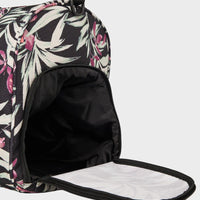 ROXY WOMENS PUMPKIN SPICE TRAVEL BAG - ANTHRACITE WIND SWEPT FLORAL