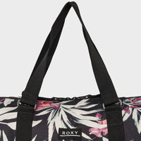 ROXY WOMENS PUMPKIN SPICE TRAVEL BAG - ANTHRACITE WIND SWEPT FLORAL