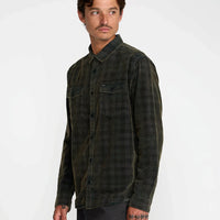 RVCA ARTIFICE CORD LONG SLEEVE - BLW