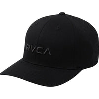 RVCA FLEX FIT - BLACK