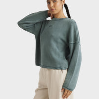 RVCA IVY SWEATER - OLIVE