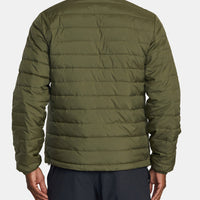 RVCA PACKABLE PUFFA JACKET - ARMY