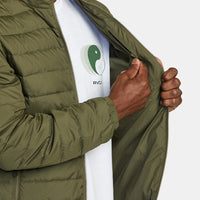 RVCA PACKABLE PUFFA JACKET - ARMY