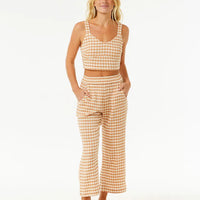RIP CURL PREMIUM SURF CHECK PANT - LIGHT BROWN