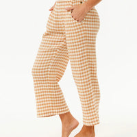 RIP CURL PREMIUM SURF CHECK PANT - LIGHT BROWN