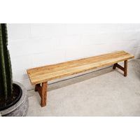 Rustic Teak Bench Seat 2000mm