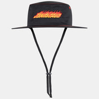 SANTA CRUZ FLAME STRIP HAT - BLACK