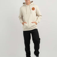 SANTA CRUZ MENS CLASSIC DOT CHEST HOODIE - CONCRETE