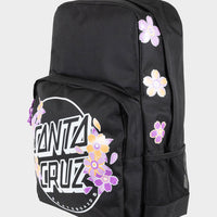 SANTA CRUZ BLOOMING STACK DOT BACKPACK - BLACK