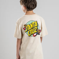 SANTA CRUZ SUMMER 76 TEE - NATURAL