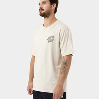 SANTA CRUZ SCREAMING GRIZZLY MEN'S T-SHIRT - NATURAL