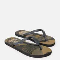 RIP CURL SEARCH BLOOM OPEN TOE - BLACK/OLIVE