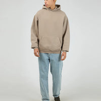 SILENT THEORY BOX HOODIE - CEMENT