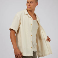 SILENT THEORY COLORADO SS SHIRT - BEIGE