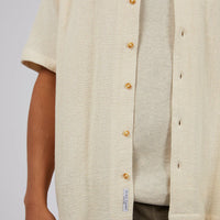 SILENT THEORY COLORADO SS SHIRT - BEIGE