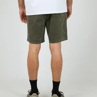 SILENT THEORY CORD SHORT - KHAKI