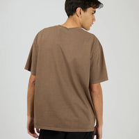 SILENT THEORY ESSENTIAL FIT TEE - MOCHA