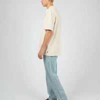 SILENT THEORY ESSENTIAL FIT TEE - NATURAL