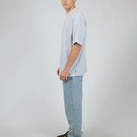 SILENT THEORY HEAVY WEIGHT TEE - GREY MARBLE