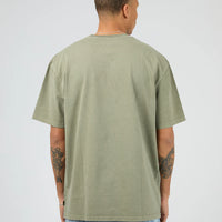 SILENT THEORY HEAVY WEIGHT TEE - KHAKI