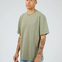 SILENT THEORY HEAVY WEIGHT TEE - KHAKI