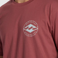 BILLABONG ROTOR DIAMOND REGULAR T-SHIRT - DUSTY ROSE