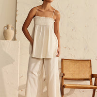 SLIDE SHOW IVORY CLOUD PANTS - BEIGE