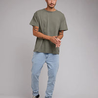 SILENT THEORY MENS CLASSIC TEE - KHAKI