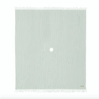 THE BEACH BLANKET - LAUREN'S SAGE STRIPE