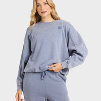 BILLABONG SALTWASHED KENDAL CREW FLC - STONE BLUE