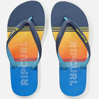 RIP CURL BREAKERS BLOOM OPEN TOE THONGS MENS