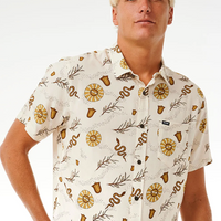 RIP CURL PARTY PACK SHORT SLEEVE SHIRT - BONE