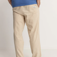 RHYTHM MENS LINEN JAM PANT - BONE