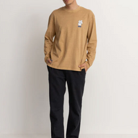 RHYTHM MENS TASTE IT VINTAGE LONG SLEEVE SHIRT - INCENSE