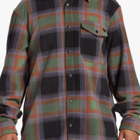 BILLABONG FURNANCE FLANNEL SHIRT - GREY VIOLET