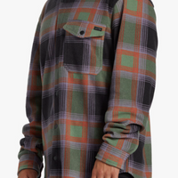 BILLABONG FURNANCE FLANNEL SHIRT - GREY VIOLET