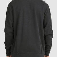 RVCA MENS SMALLS CREW JUMPER - WASHED BLACK