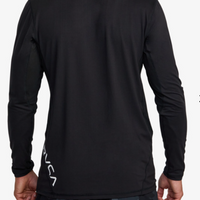 RVCA SPORT VENT LONG SLEEVE SHIRT - BLACK