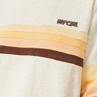 RIP CURL SURF REVIVAL PANELLED CREW - OATMEAL MARLE