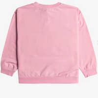 ROXY GIRLS MORNING HIKE PULLOVER SWEATSHIRT - PRISM PINK