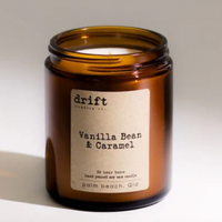 Medium Amber Drift Trading Co. Soy Wax Candles