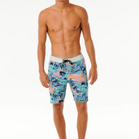 RIP CURL MIRAGE POSTCARDS 19" BOARDSHORTS - DUSTY BLUE