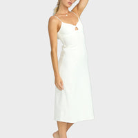 BILLABONG CRYSTAL CLEAR MIDI DRESS - SALT CRYSTAL