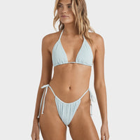 BILLABONG WOMENS SUMMER HIGH REMI TRI TOP - SKY BLUE